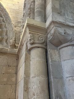 St Nicolas Shoreham Column Detail